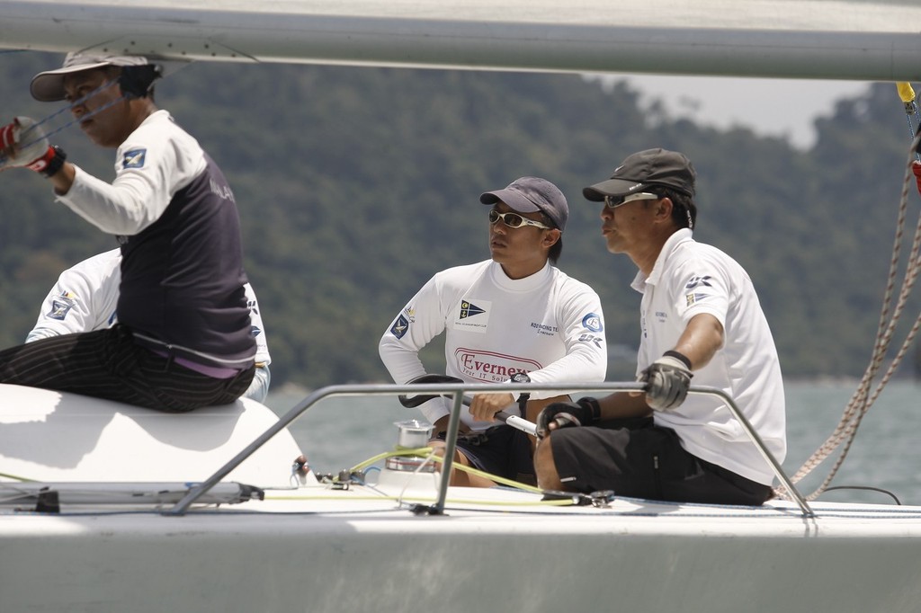 Jeremy Koo of Koo Racing Team - Malaysian Match Racing Circuit 2012 &copy;  Gareth Cooke/Subzero Images